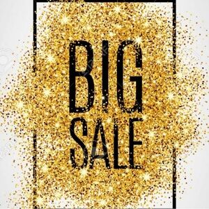 Gold Glitter Big Sale Poster